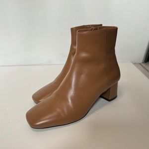 Oak + Fort Leather Heeled Boot - 7